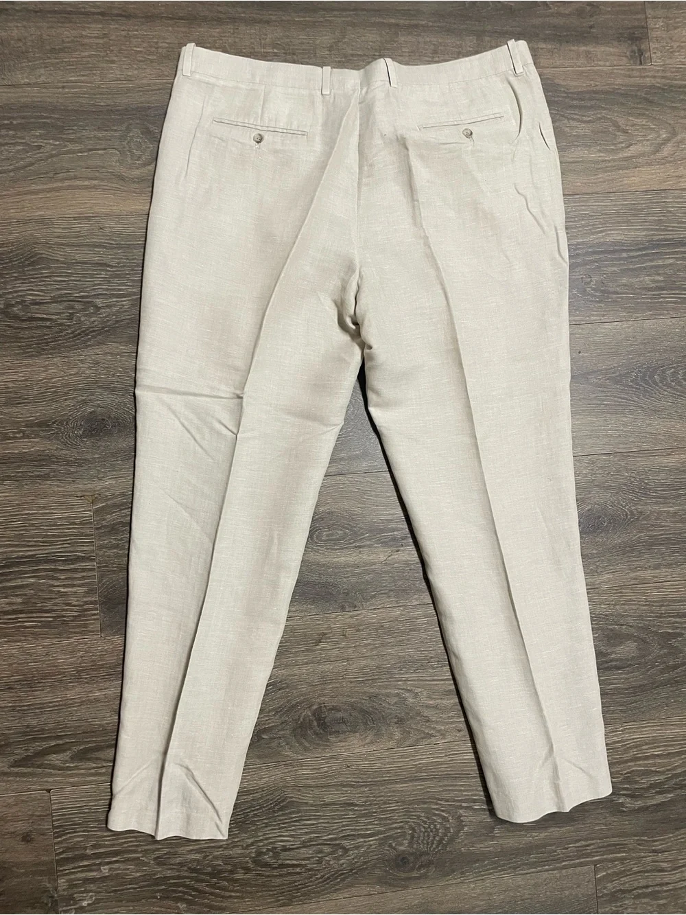 Perry Ellis linen Cotton blend pants dress bottoms men’s size 38 x 32 light